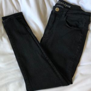 Black American eagle jeans